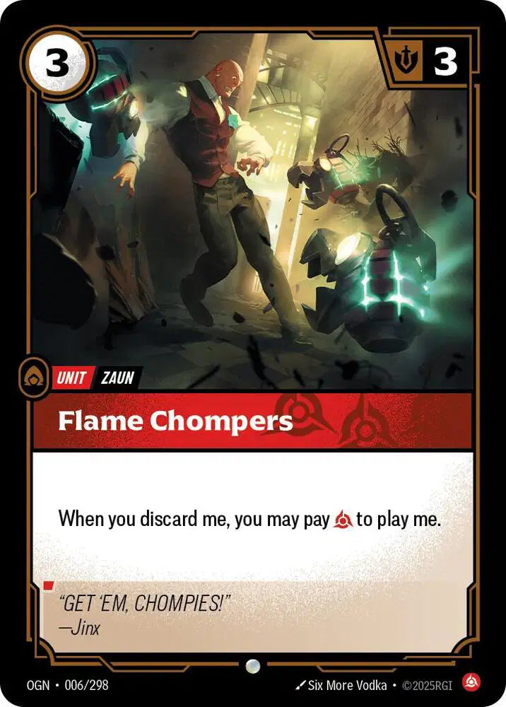Flame Chompers - 006/298 - Common