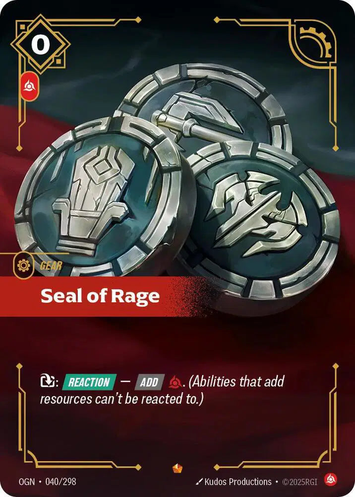 Seal of Rage - 040/298 - Epic Foil