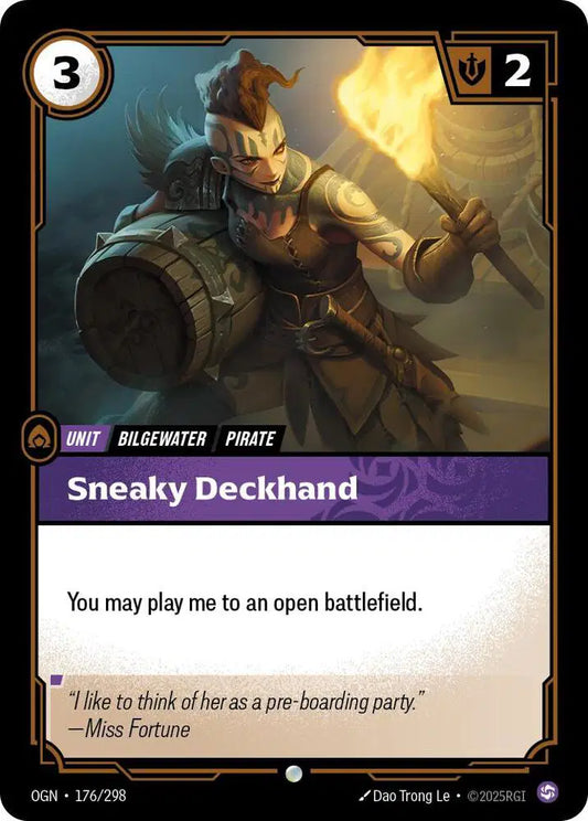 Sneaky Deckhand - 176/298 - Common