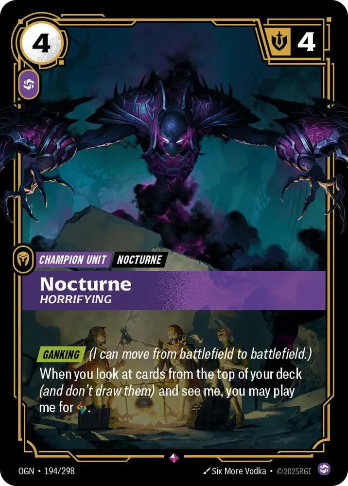 Nocturne - Horrifying 194/298 - Rare Foil