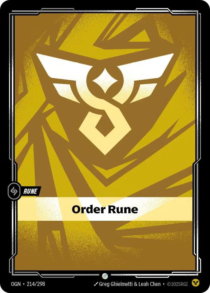 Order Rune - 214/298 - Common