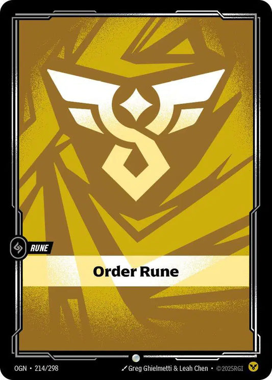 Order Rune - 214/298 - Common