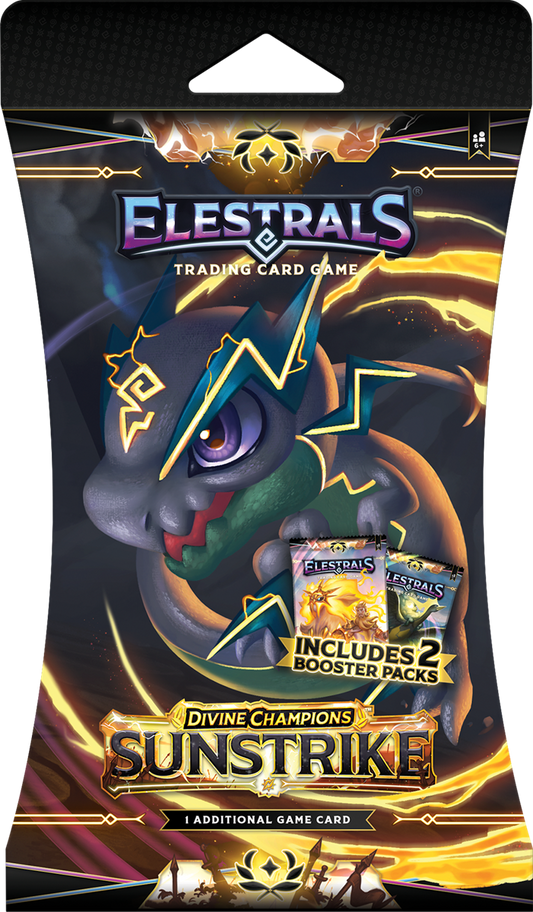 ELESTRALS SUNSTRIKE STELLAR ZAPTOR DOUBLE BLISTER PACK