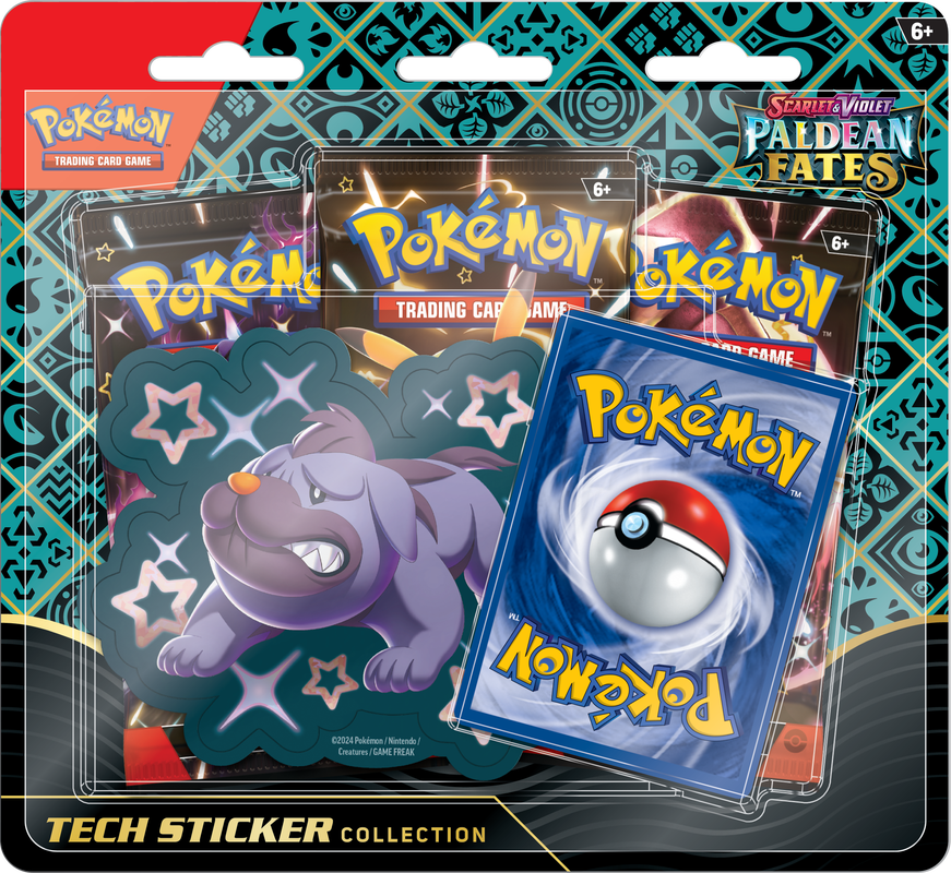 POKEMON SV4.5 PALDEAN FATES TECH STICKER COLLECTION