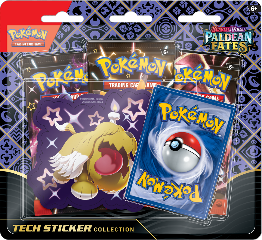 POKEMON SV4.5 PALDEAN FATES TECH STICKER COLLECTION
