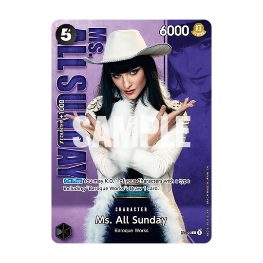 ONE PIECE CG PREMIUM CARD COLLECTION LIVE ACTION EDITION VOL.2 BAROQUE WORKS