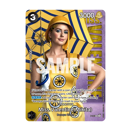 ONE PIECE CG PREMIUM CARD COLLECTION LIVE ACTION EDITION VOL.2 BAROQUE WORKS