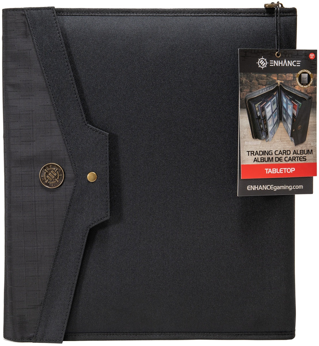 AP ENHANCE TABLETOP TOPLOADER TRADING CARD ALBUM BLACK