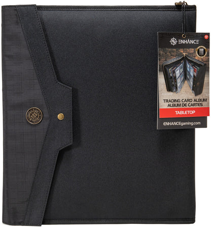 AP ENHANCE TABLETOP TOPLOADER TRADING CARD ALBUM BLACK